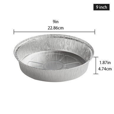Sample 9” Aluminum Foil Pans Round