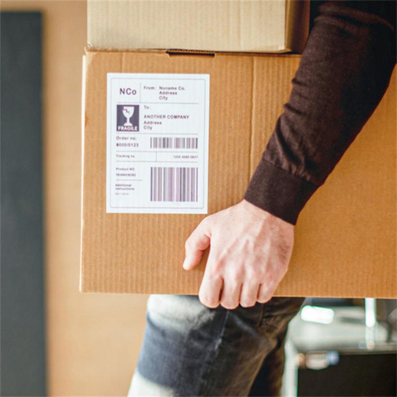 4"x 6" Fanfold Direct Thermal Labels, White Mailing Labels for Thermal Printers - Pony Packaging
