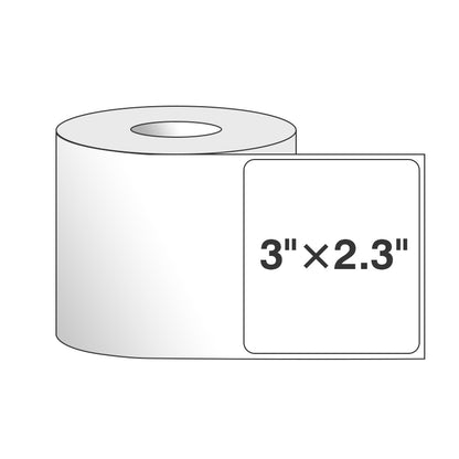 3"x 2.3" Thermal Roll Labels-500/Roll