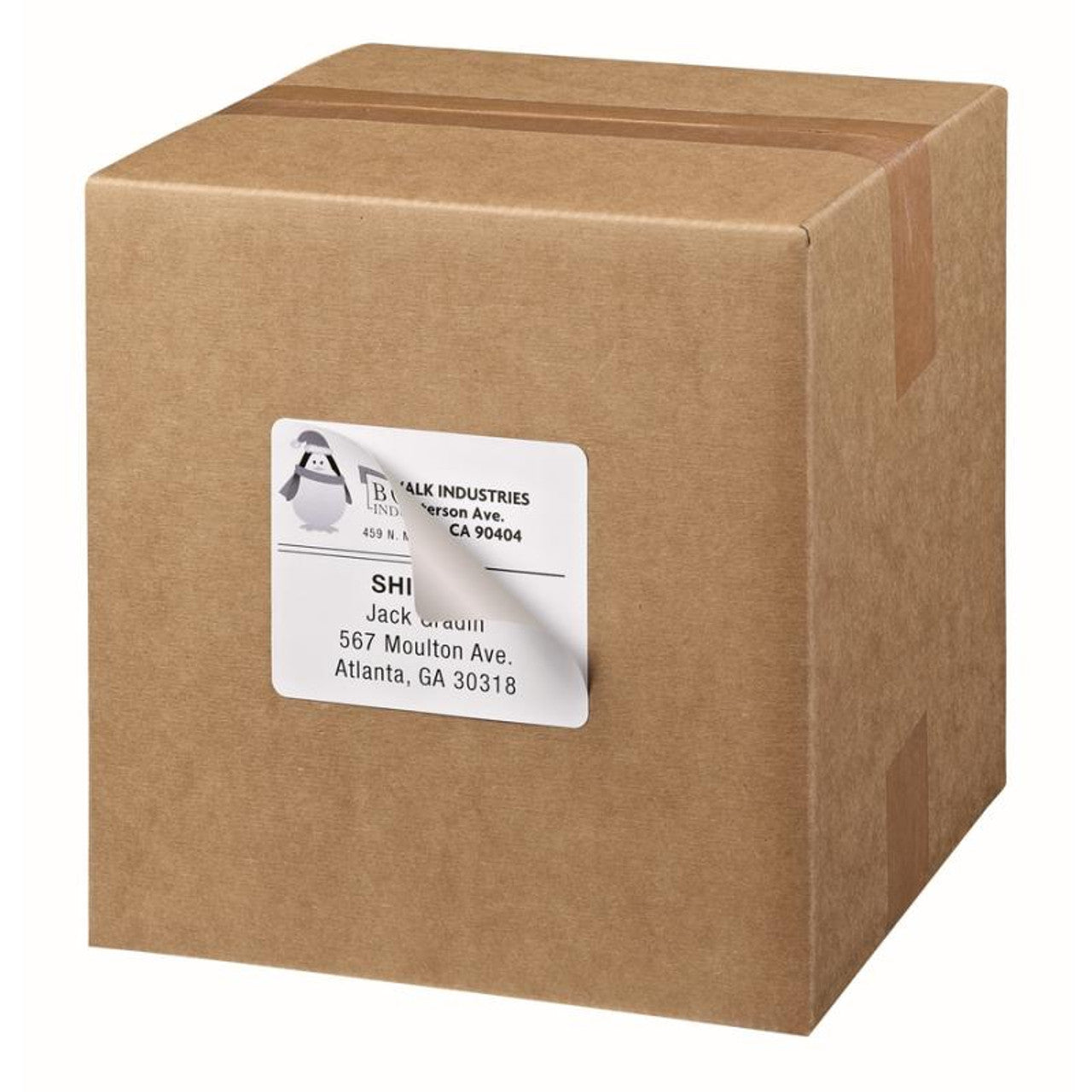 31/3" x 4" Blank Rectangle Labels, Easy To Peel, 600 Labels Pony