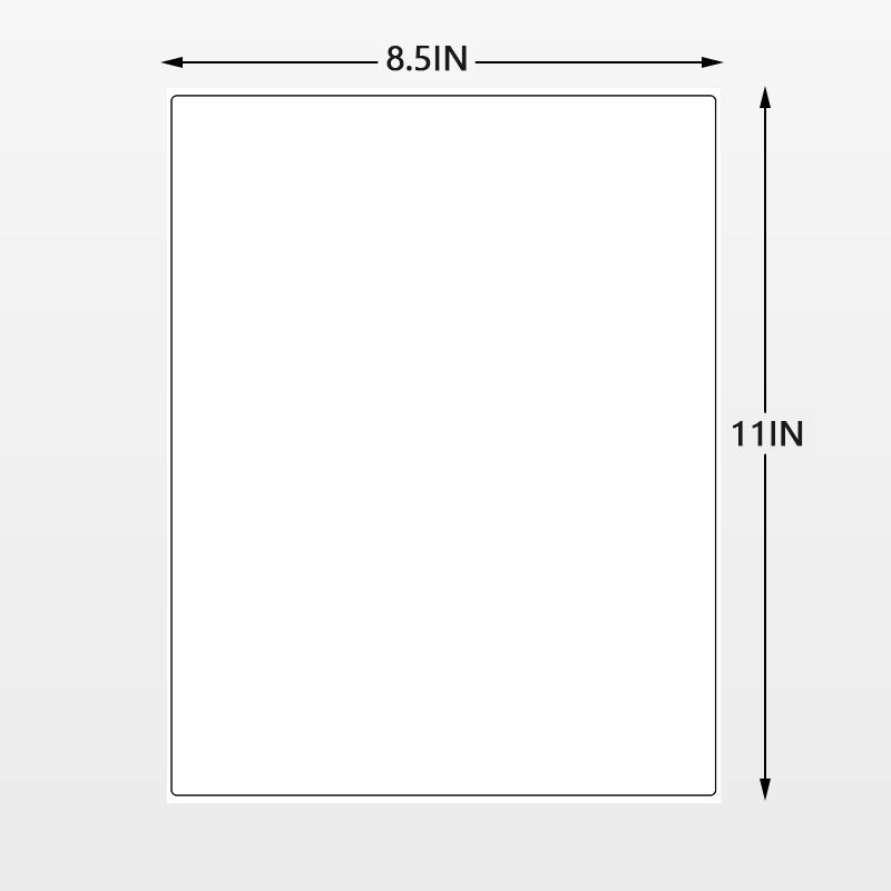 8x11 Rounded Rectangle 8-1/2