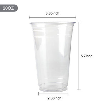 Sample 20 oz Disposable Plastic Cups