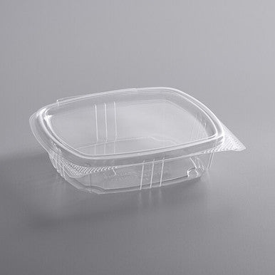 Sample 8 oz Clear Hinged Deli Container