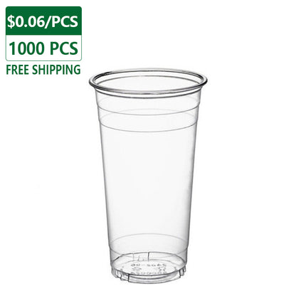 24 oz Clear Plastic Cold Cups Wholesale 1000 pcs
