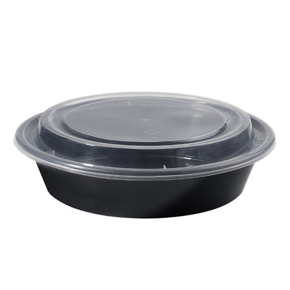 Sample 32 oz Disposable Plastic Bowls with Lids