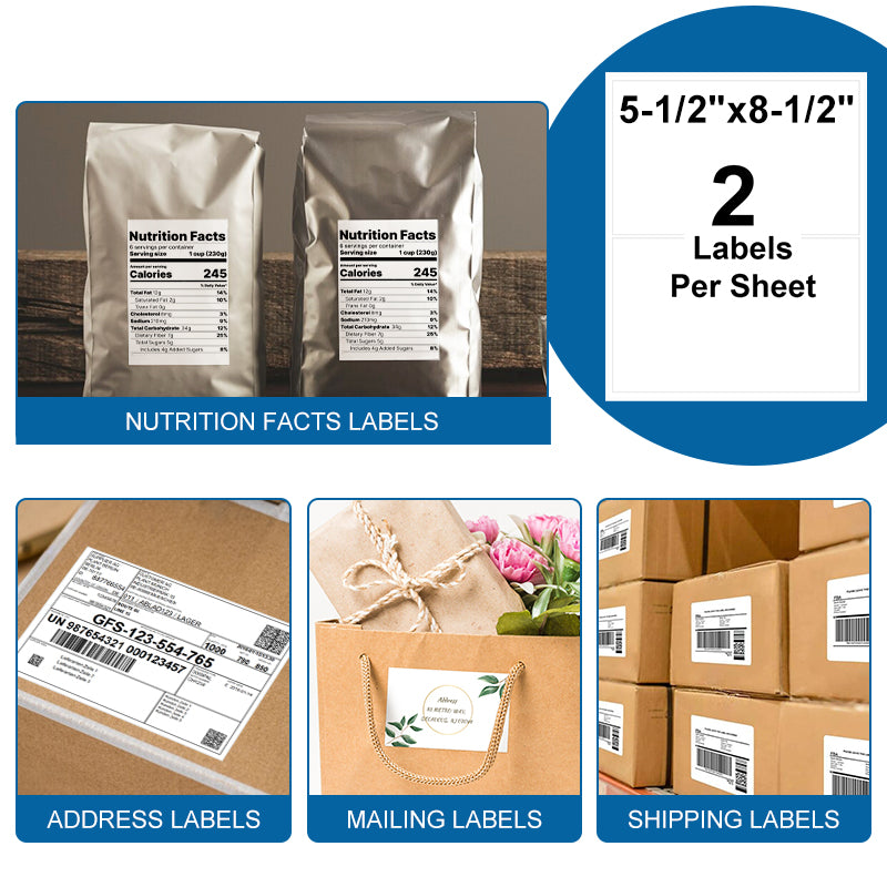 Blank Labels Templates - Easily Print and Download – Pony Packaging