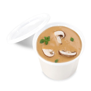Sample 12 oz Microwavable Soup Containers