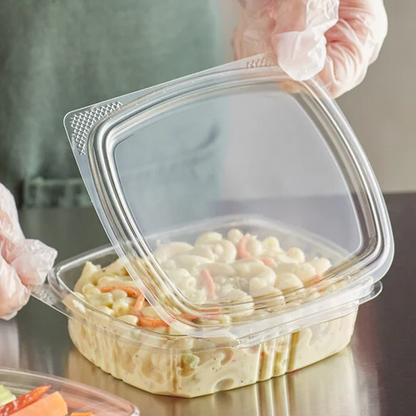 8oz Clear Hinged Deli Container 250sets