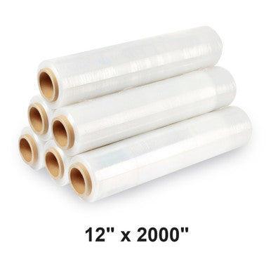 910m 12" X 2000" Plastic Food Cling Film Wrap Roll 1 Count