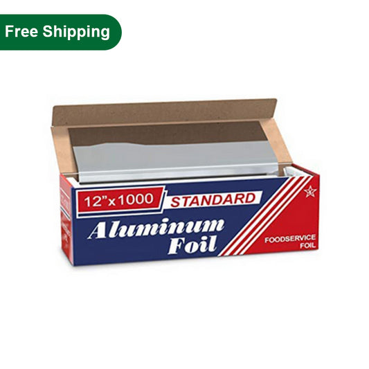 12"x1000' Standard Aluminum Kitchen Foil Rolls 1 Count