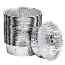 8" Round  Aluminum Pan For Food 500 pcs