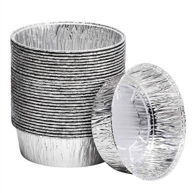 Sample 8" Round  Aluminum Pan For Food