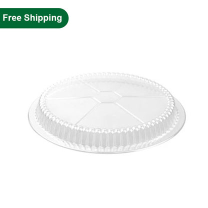 Clear Plastic Lids for 8" Round Aluminum Foil Pans 500 pcs