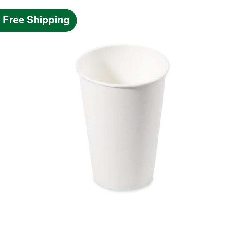 10 oz Coffee Hot Cups, Paper Cups, 1000 pcs - Pony Packaging