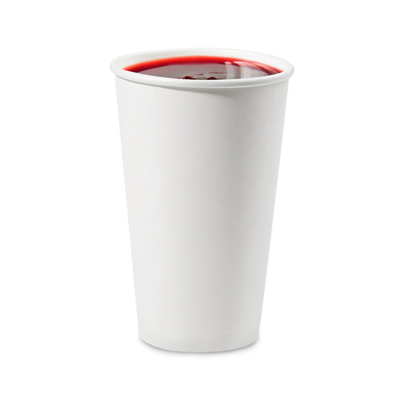 Sample 16 oz White Compostable Coffee Cups