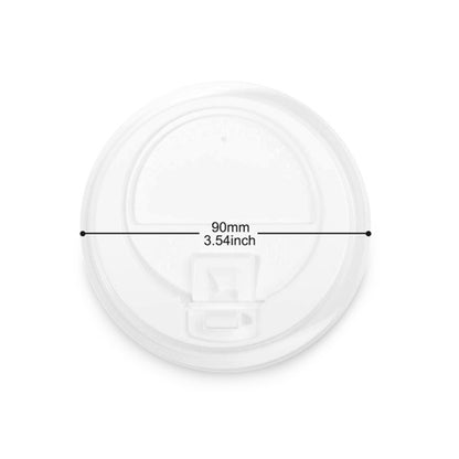 Sample Disposable Plastic Lids for 10oz to 20oz Hot Cups