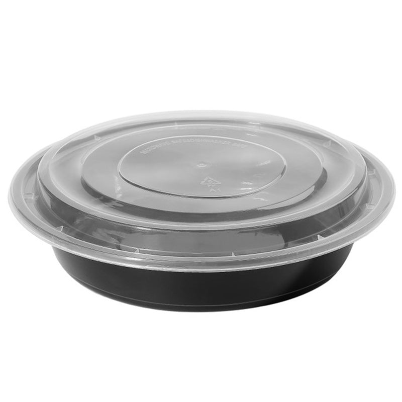 Sample 48 oz Disposable Plastic Bowls with Lids