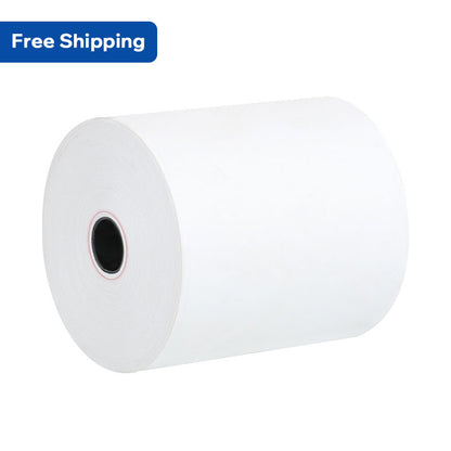 3 1/8" x 230' Thermal Cash Register POS Paper Roll, 50 Rolls - Pony Packaging