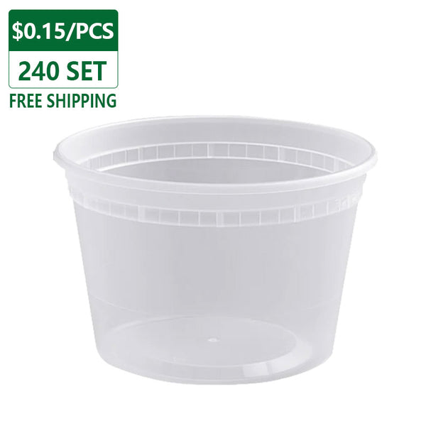 Plastic soup container sales