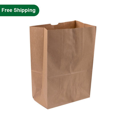 DURO 1/6 Brown Paper Bags Recycled Wholesale 500 pcs