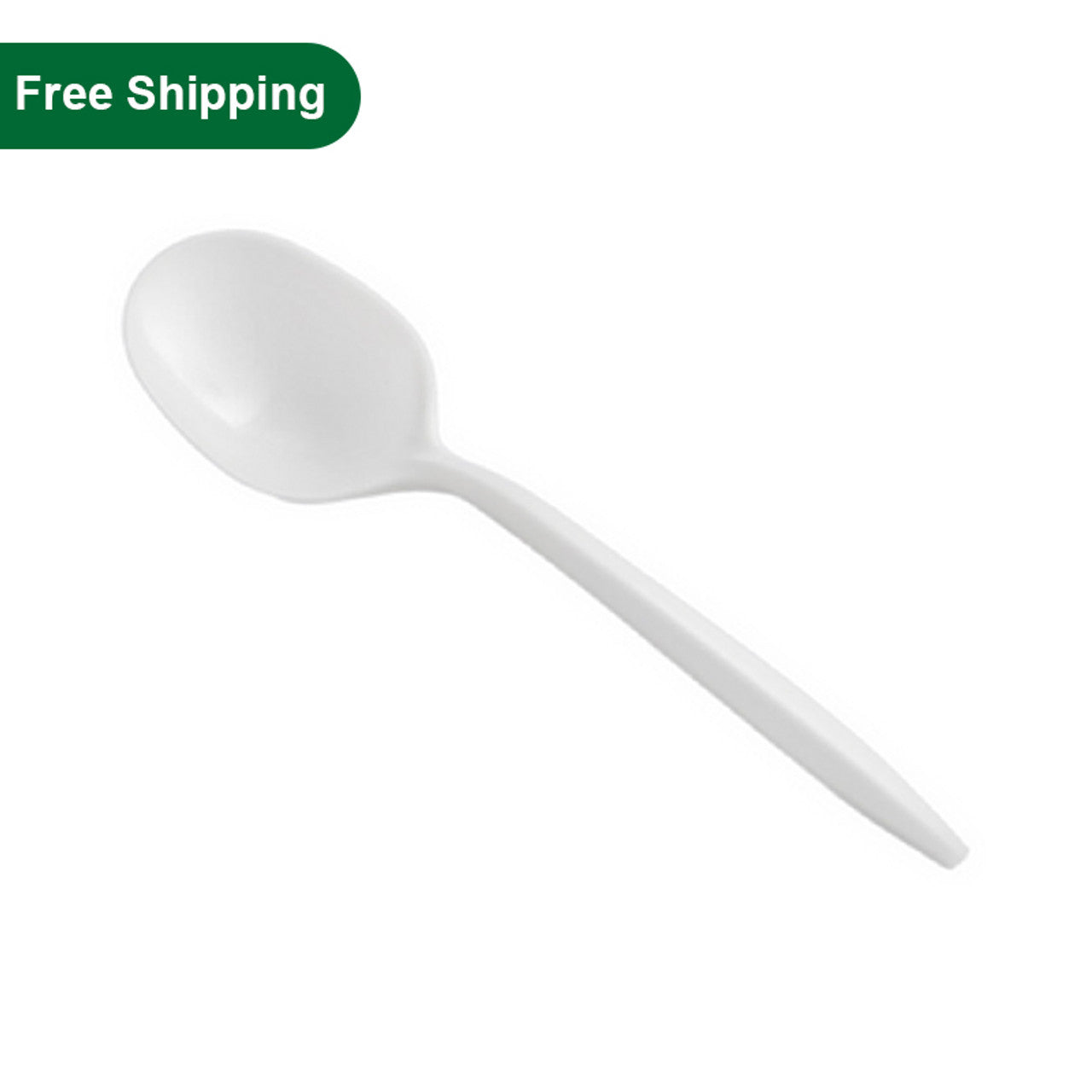 Disposable Plastic Regular Spoon Bulk 560pcs