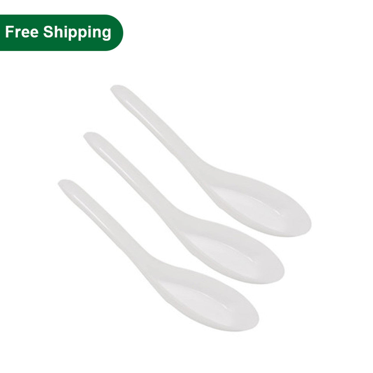 Disposable Plastic Chinese Spoons Bulk 1000 pcs – Pony Packaging