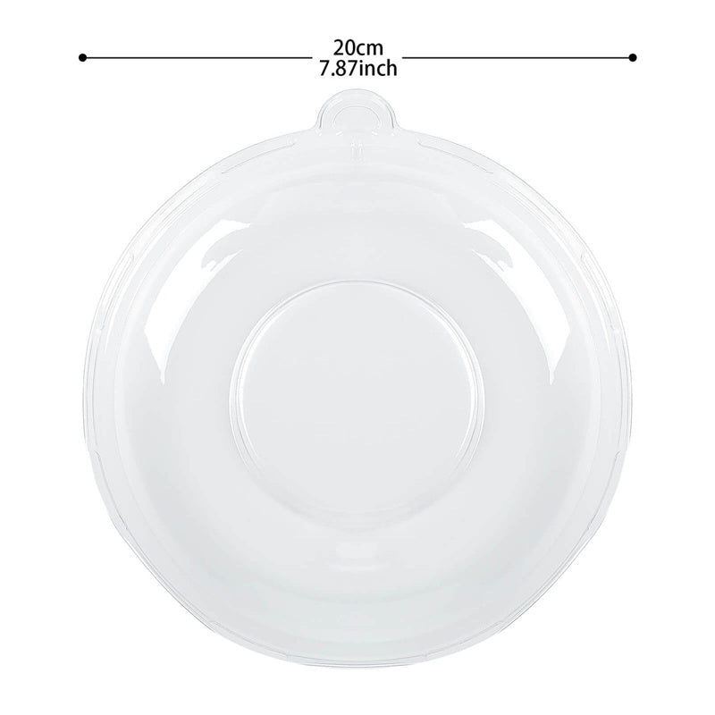 Dome Lids for 32 oz Salad Bowls (FRB32H) Clear Plastic 500 pcs