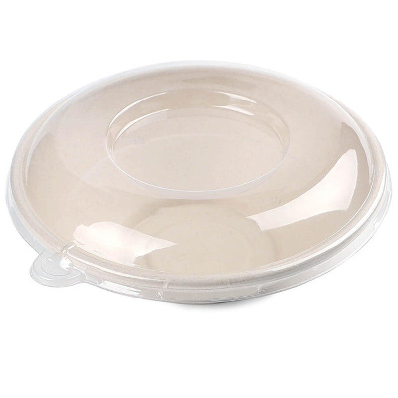 Dome Lids for 32 oz Salad Bowls (FRB32H) Clear Plastic 500 pcs
