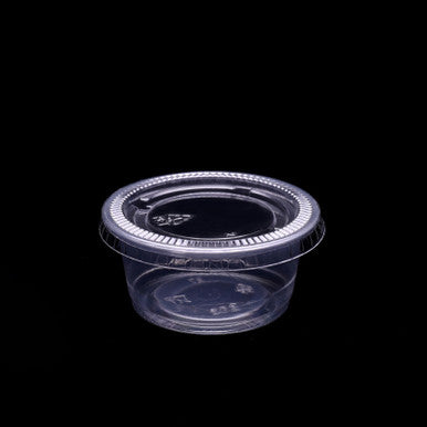 Sample 1 oz Disposable Plastic Portion Cups