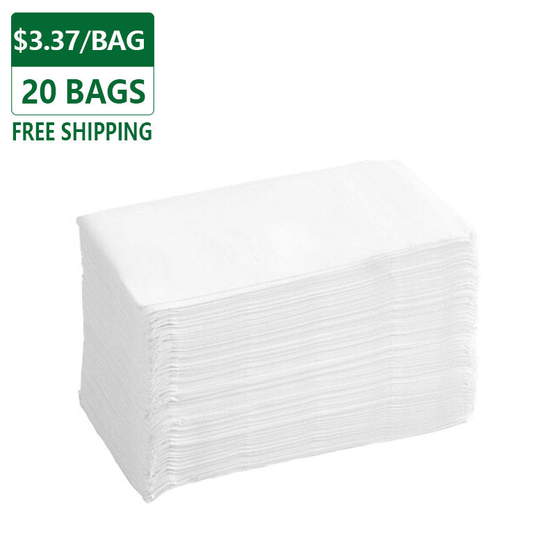 Bulk 2 PLY Dinner Paper Napkins Disposable 20 Bags/Case