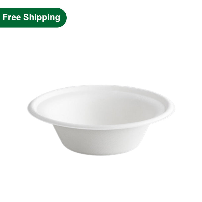 12 oz disposable salad bowl heavy duty with Free Shipping label, eco friendly paper bowl for salads