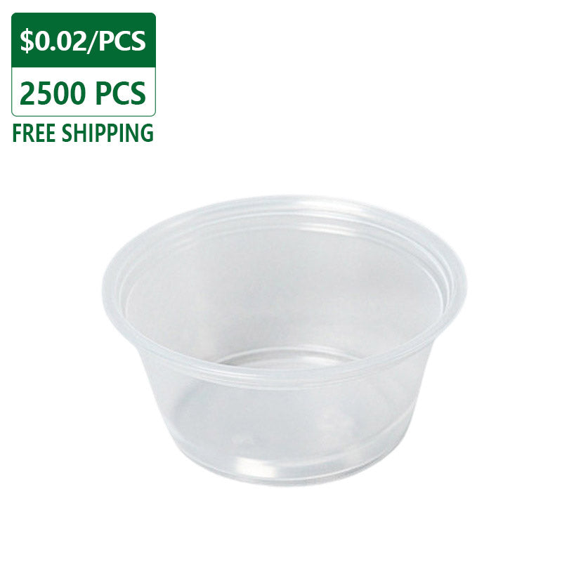 3.25 oz Plastic Portion Cups 2500 pcs