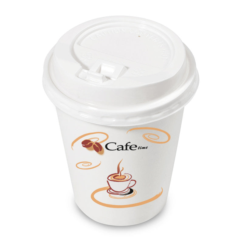 Printed 8 oz Paper Cups for Hot Cold Drinks 1000 pcs
