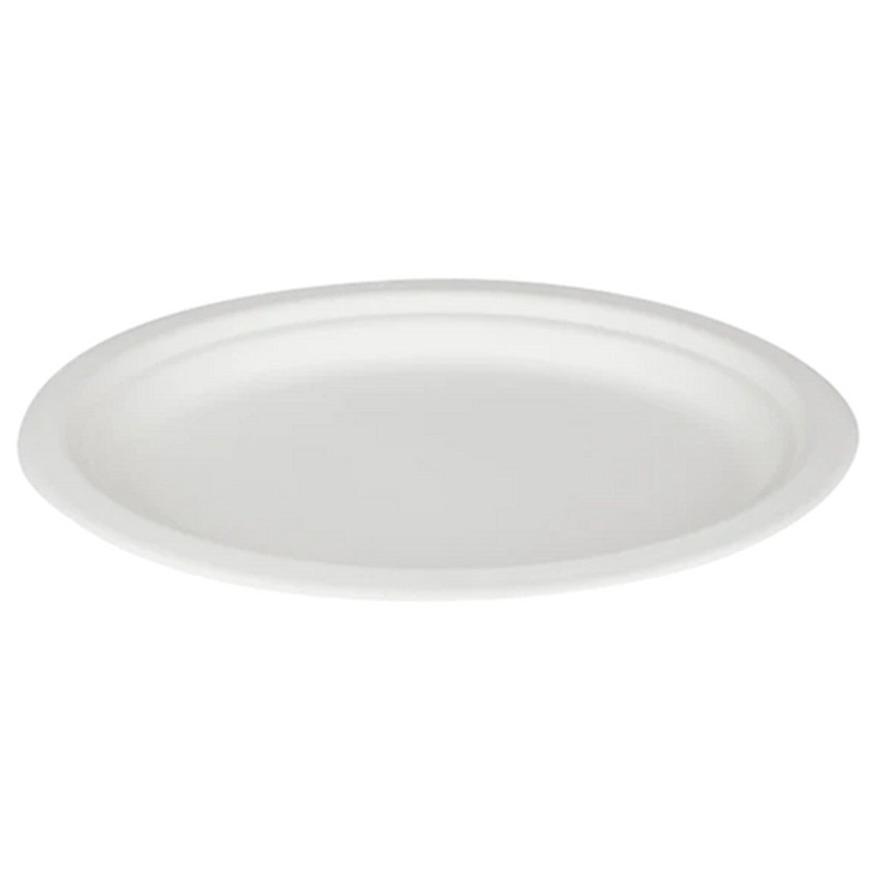 12.5 x 10 biodegradable oval plate eco friendly compostable disposable food plate