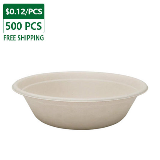 32 oz Disposable Salad Bowls Heavy Duty 500 pcs (PFFRB32)
