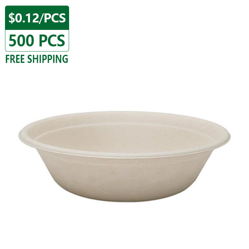 32 oz Disposable Salad Bowls Heavy Duty 500 pcs (PFFRB32) Pony Packaging
