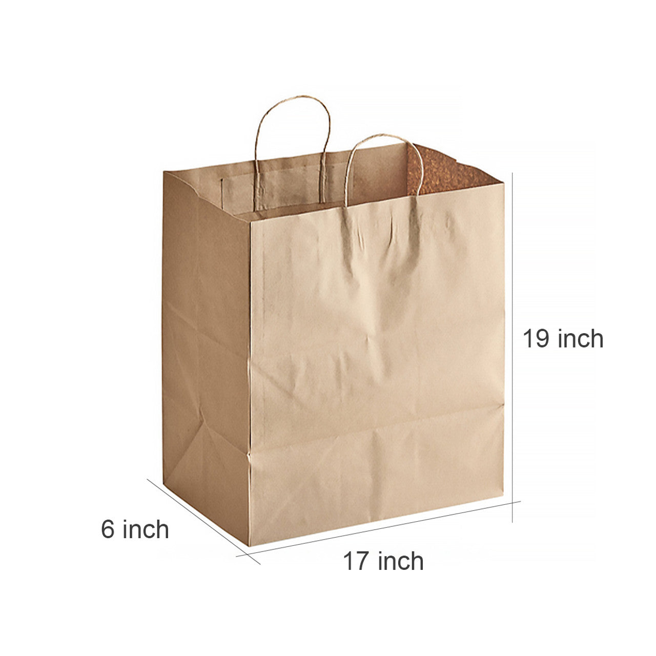Sample Jumbo Handle Kraft Paper Bag