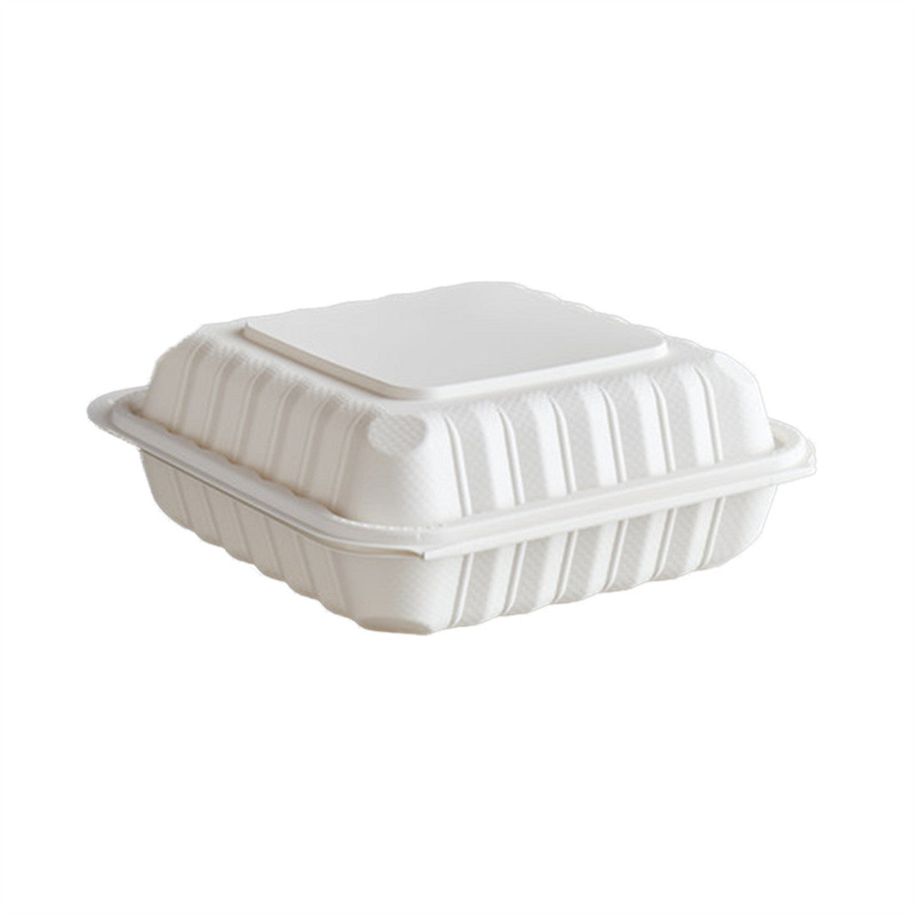Sample 8" Microwaveable Plastic Clamshell Food Containers