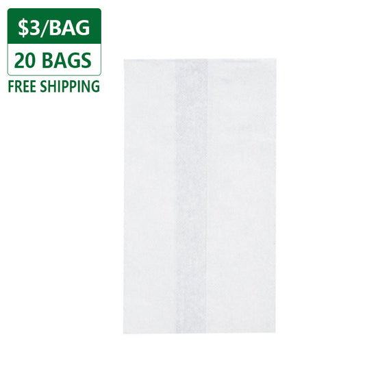 Disposable Tall Fold Dinner Napkins Bulk 20 Bags/Case