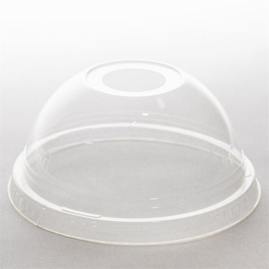 Sample Disposable Plastic Dome Lids For Cold Cups