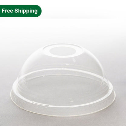 Disposable Plastic Dome Lids For Cold Cups 1000pcs