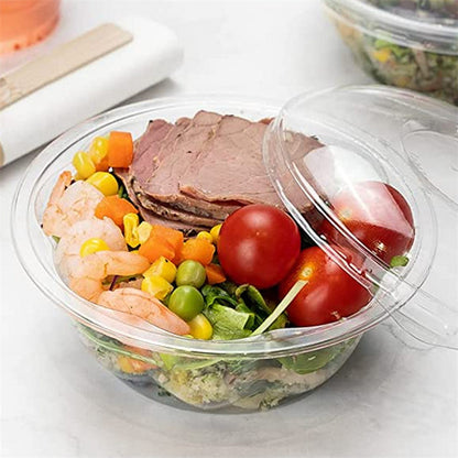 Sample 32 oz Disposable Salad Rose Bowl